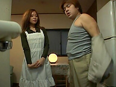 Naughty Japanese maid gets fucked by her boss - Karen Hayashi
