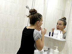 Mature Bea's sensual solo session reveals her luscious curves and bountiful bosom