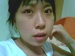 Korean Amateur honey gets balled and cummed on her cute face
