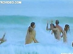 Gorgeous Meital Dohan and Tons Of Hot Naked Babes Skinny Dipping