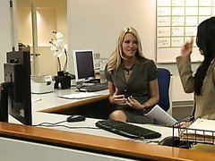 Busty Brunette Office Slut India Summers Gives Blowjob and Gets Fucked