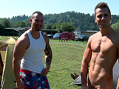 Tasty Boris And Tony Angelo Have Anal Sex In A Camping