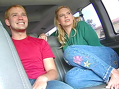 Steamy Jamie Donovan Goes Hardcore With A Man In A Car