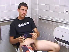 Dan Doe Jerks Off In Public Toilet