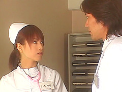 Horny nurse gets some from the doctor she works with