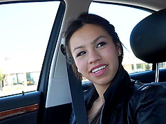 Latina Cara driven home then smashed hardcore in reality porn
