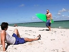 Evan gets a Blowjob from a Gay Surfer Guy
