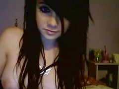 USA teen brunette whore on webcam