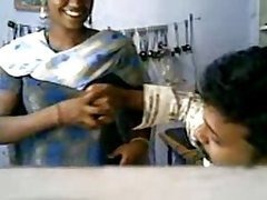 Sexy Indian MILF Gets Her Big Boobs Sucked in a Homemade Porn Clip