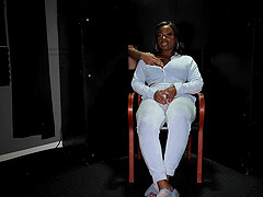 Kaiya Rose, the ebony star with striking 34dd curves, in a gloryhole scene.