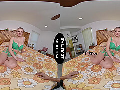 The couple has sex while the girl is wearing sexy lingerie.