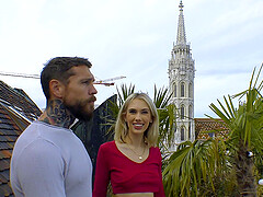 Blonde beauties Matt Bird and Sky Pierce get real in steamy pov action