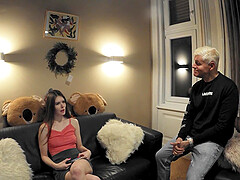 Brunette Princess Alice gets her pussy railed by Porno Dan in a steamy scene