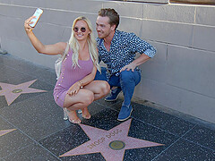 Outdoor trysts with horny couples in glasses and heels