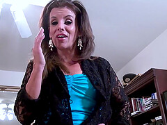 Elegant Mature Woman Strips And Enjoys Toy Pleasure