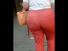 Big asses on the streets of the city